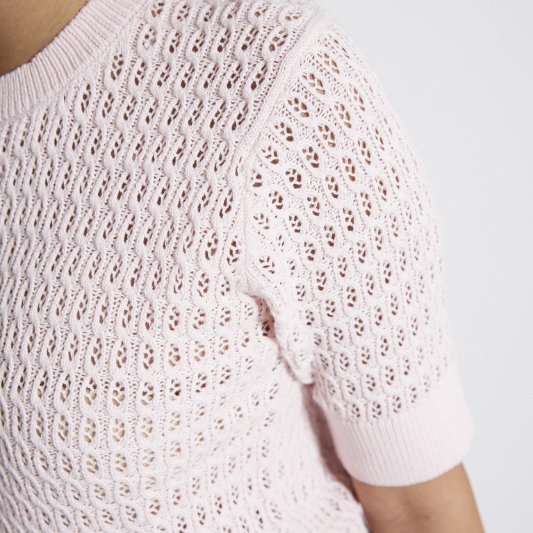 Mönsterstickad tröja "Viola"